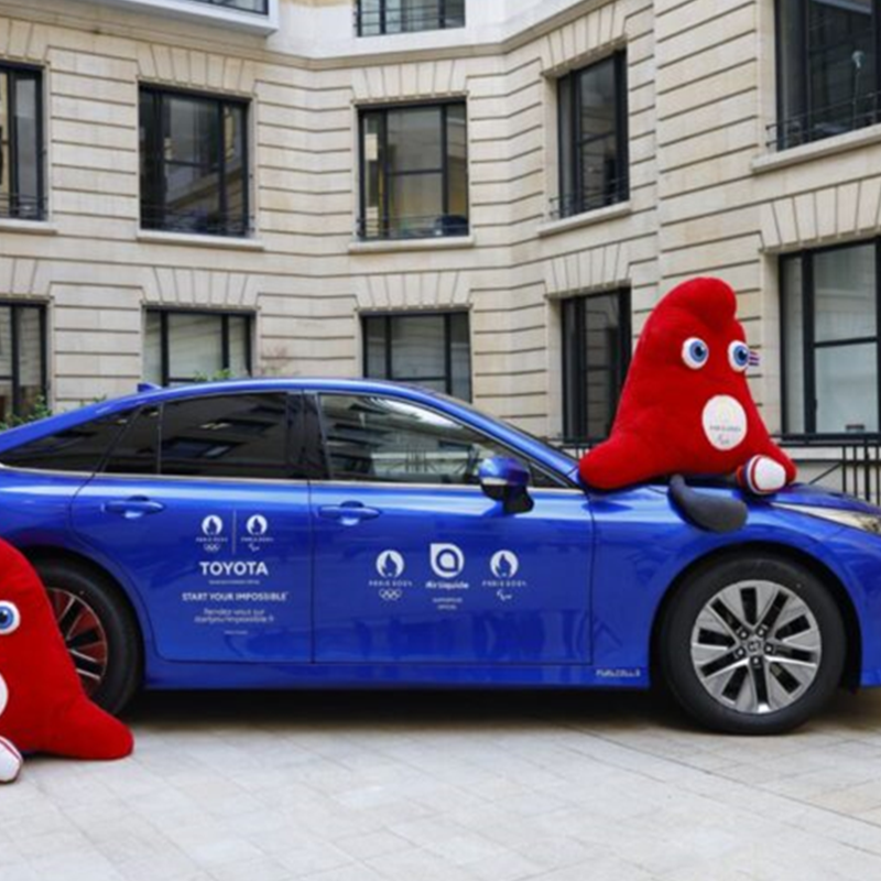 Air Liquide støtter Paris 2024: vil levere hydrogen til 100 Toyota Mirai
