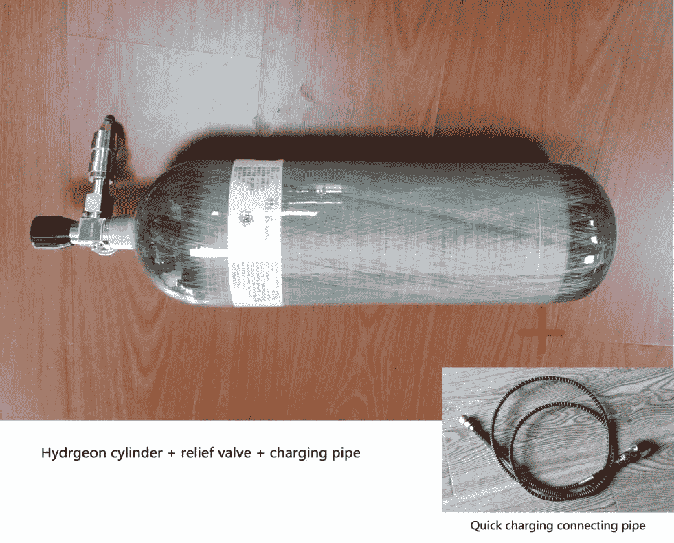 Påfyllbar hydrogenlagringssylinder
