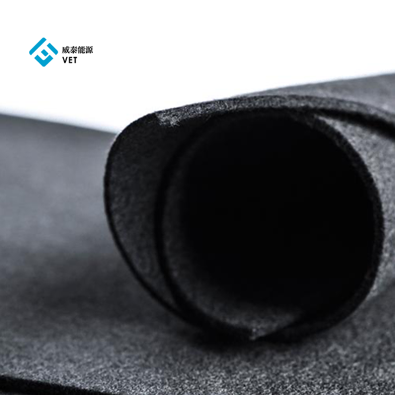 VBF karbonfiber filt for liguidstrømningsbatterilektroder