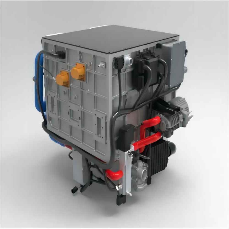 Vannkjølt 100KW hydrogen brenselcellestabel for bilbruk